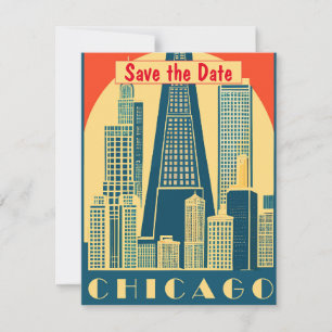 Invitación del Cielo Dorado de Chicago