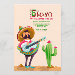 Invitación del Cinco de Mayo