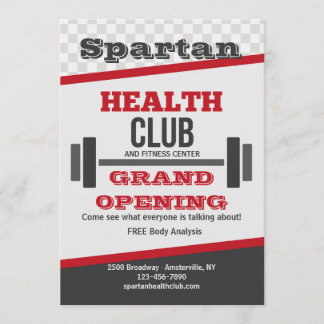 Invitación del club de salud