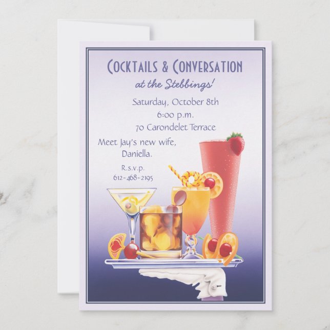 Invitación © del cóctel (Anverso)