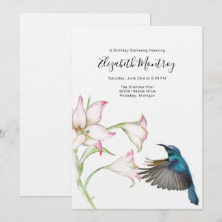Invitación del colibrí