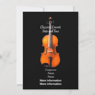 Invitación del concierto