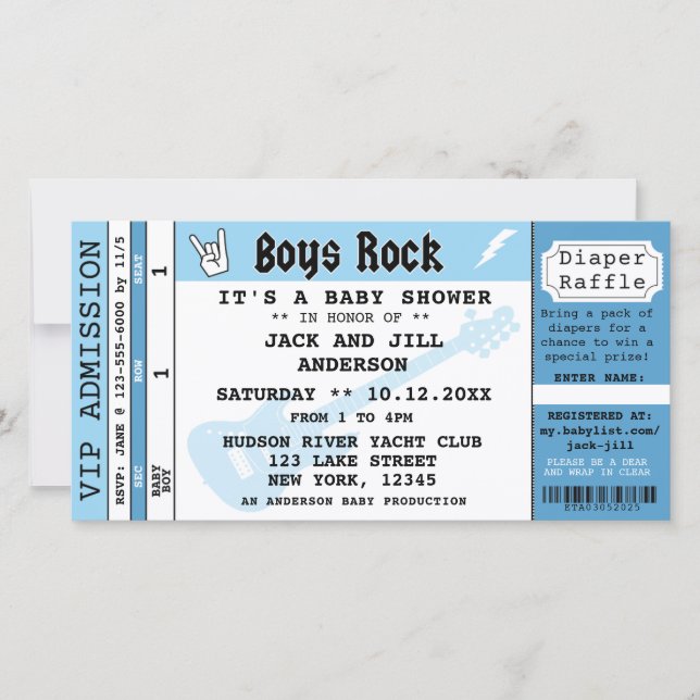 INVITACIÓN DEL CONCIERTO DE LA DUCHA DEL NIÑO (Anverso)