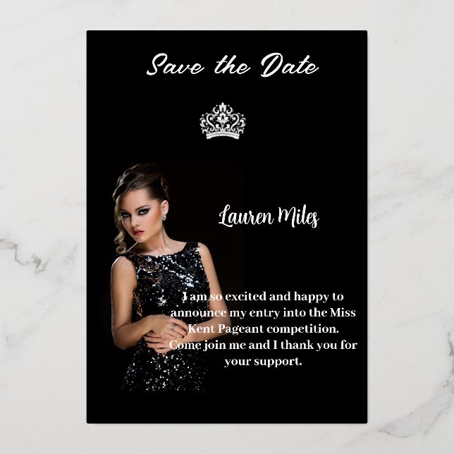 Invitación del concurso (Anverso)