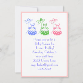 Invitación del conejito de Daisy