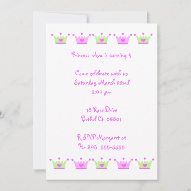 invitación del coronel (Anverso)