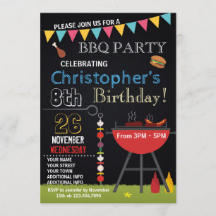 INVITACIÓN DEL CUMPLEAÑOS DE BARBACOA