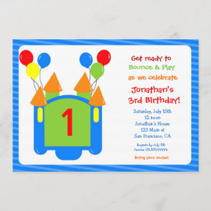 Invitación del cumpleaños de la casa de la