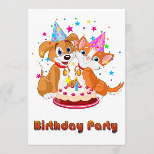 Invitación del cumpleaños de la celebración del