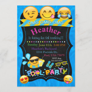 Invitación del cumpleaños de la fiesta en la