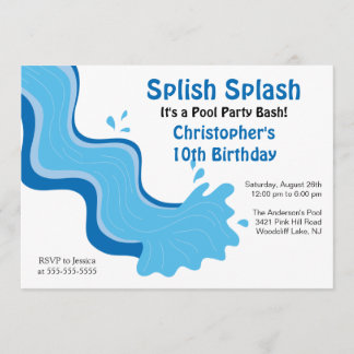 Invitación del cumpleaños de la fiesta en la