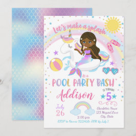 Invitación del cumpleaños de la fiesta en la
