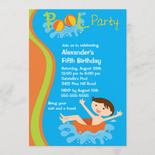 Invitación del cumpleaños de la fiesta en la