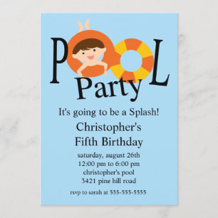 Invitación del cumpleaños de la fiesta en la