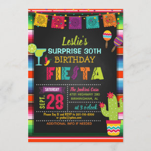 Invitación del cumpleaños de la fiesta - frontera