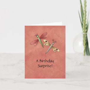 Invitación del cumpleaños de la libélula