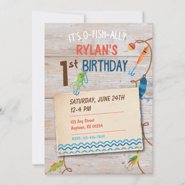 invitación del cumpleaños de los muchachos de la (Anverso)