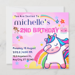 INVITACIÓN DEL CUMPLEAÑOS DE NIÑOS DIVERTIDOS