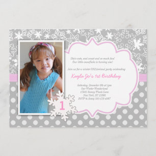 Invitación del cumpleaños de ONEderland del