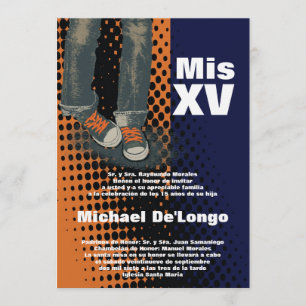 invitación del cumpleaños de Quinceanera de la