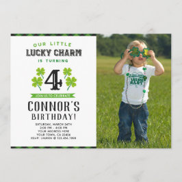 Invitación del cumpleaños de St Patrick con la