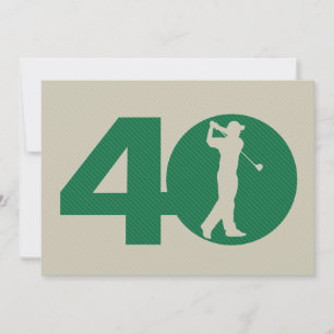 Invitación del cumpleaños del beige del verde del