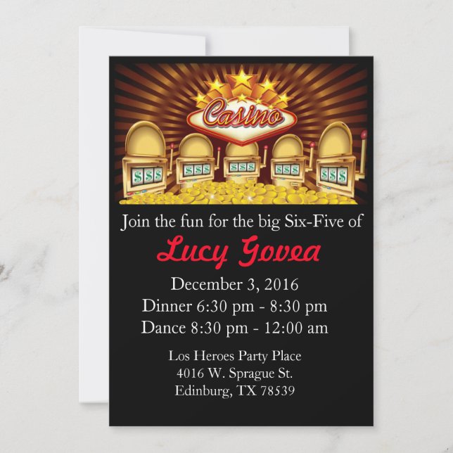 Invitación del cumpleaños del bote (Anverso)