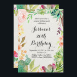 Invitación del cumpleaños del cactus<br><div class="desc">Invitaciones de la fiesta de cumpleaños de la fiesta del desierto del cactus perfectas para cualquier edad.</div>