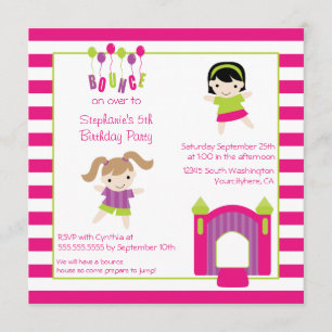 Invitación del cumpleaños del fiesta de casa de la