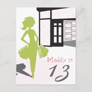 Invitación del cumpleaños - fiesta en la alameda