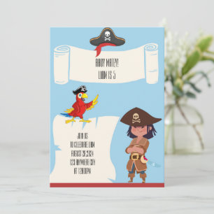 INVITACIÓN DEL CUMPLEAÑOS PIRATOS