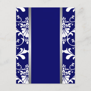 Invitación del damasco y de la boda de la cinta