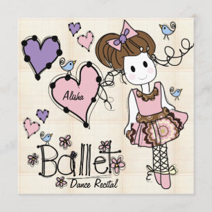 Invitación del decreto de la danza del ballet