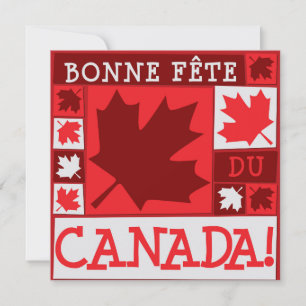 Invitación del Día de Canadá de la Hoja de Arce
