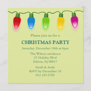 Invitación del día de fiesta de las luces de