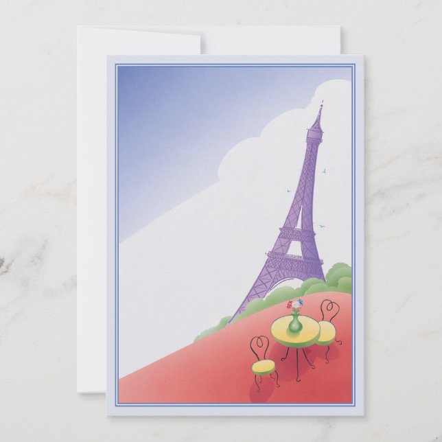Invitación © del día de fiesta de París (Anverso)