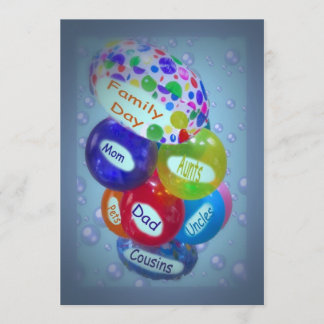 Invitación del día de la familia