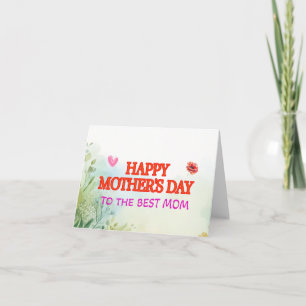 Invitación del Día de la Madre Feliz