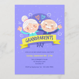 Invitación del día de los abuelos