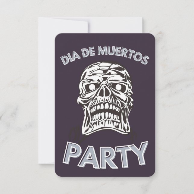 INVITACIÓN DEL DÍA DE LOS MUERTOS (Anverso)