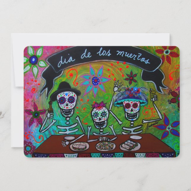 INVITACIÓN DEL DÍA DE LOS MUERTOS (Anverso)