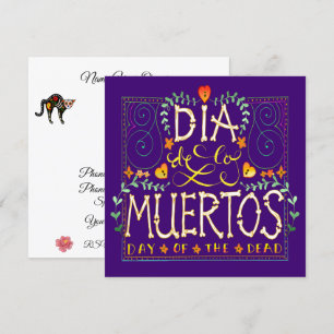 Invitación del Día de los Muertos