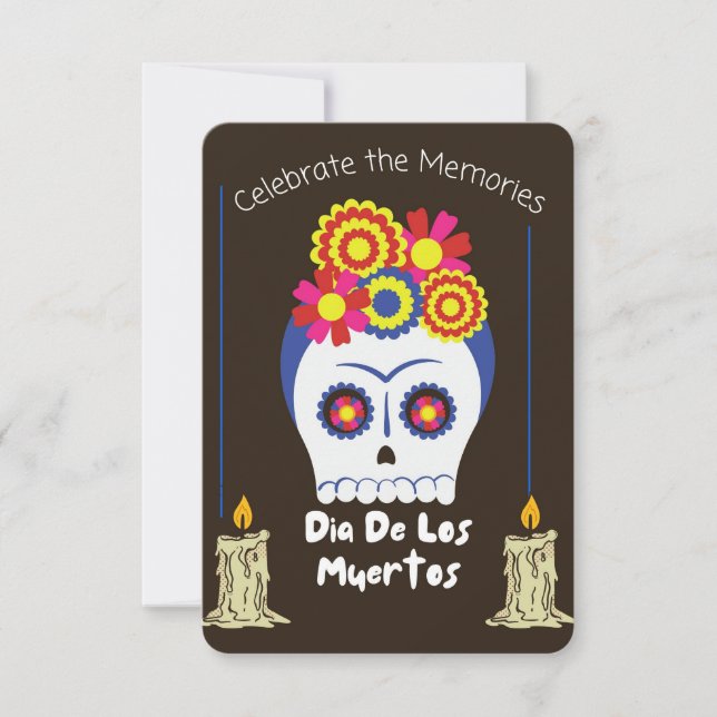 INVITACIÓN DEL DÍA DE LOS MUERTOS (Anverso)