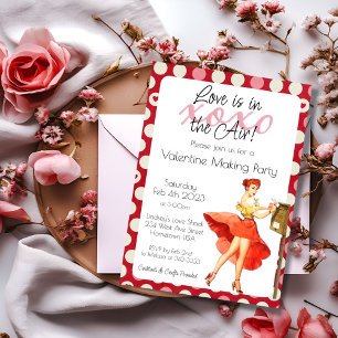 Invitación del Día de San Valentín El Amor está en