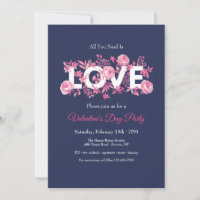 Invitación del Día de San Valentín Todo lo que nec