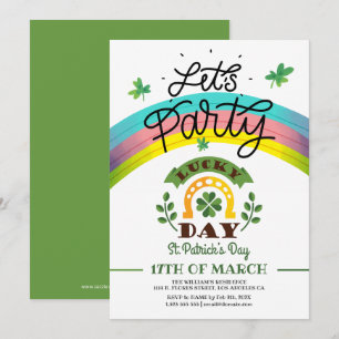 Invitación del día del Fiesta St. Patric