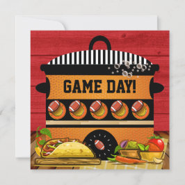 Invitación del DÍA DEL JUEGO DE FÚTBOL DE TACO