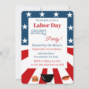 invitación del día del trabajo