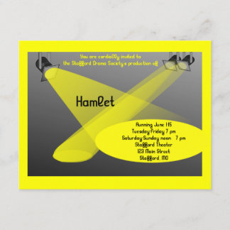 Invitación del drama y del teatro