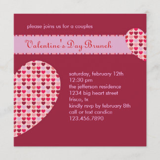 Invitación del El día de San Valentín